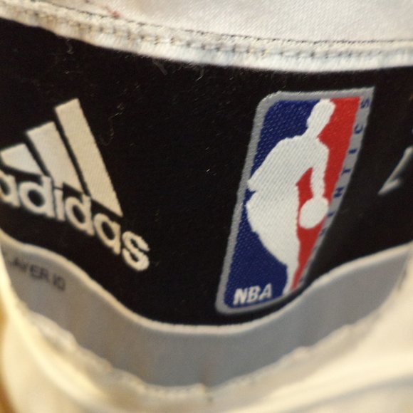 CELTICS BASKETBALL Long Sleeve White and Green Jersey-Adidas Clima365 - Large - Picture 4 of 9